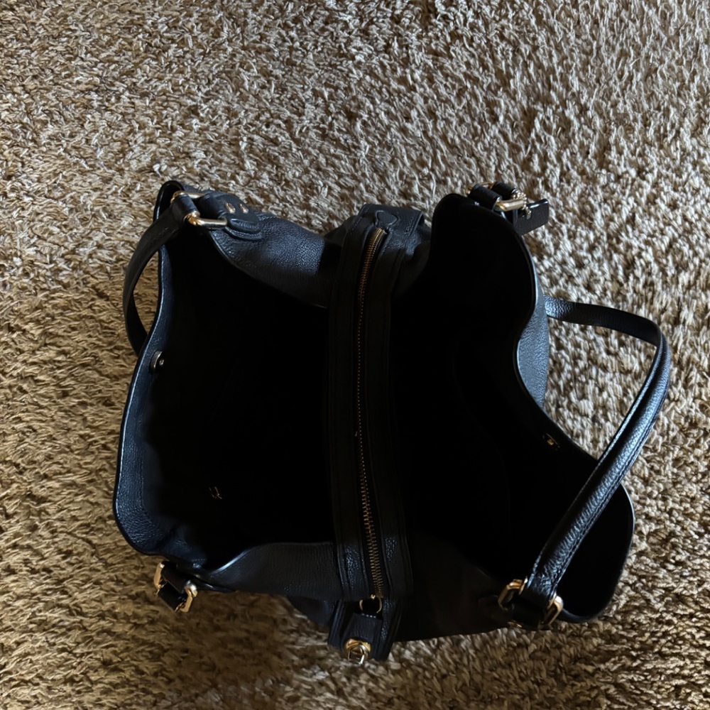 Soft Pebbled-Leather, Multi-Compartment Coach Hob… - image 4